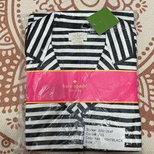 NWT KATE SPADE DREAM A LITTLE DREAM STRIPED PAJAMA SET PANTS AND TOP MEDIUM M